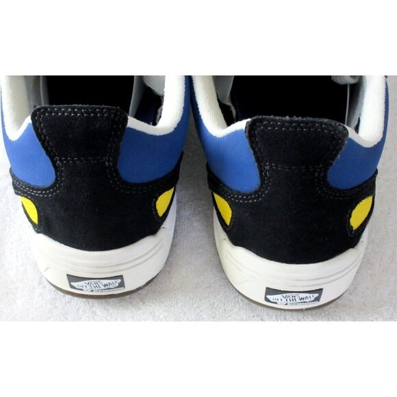 Vans Men's Skate Mixxa Suede Mesh Shoes Navy Blue Grey White Sizes NIB - Picture 5 of 5